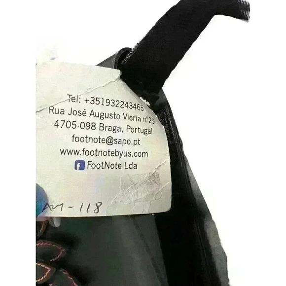 Unique Vtg Footnote By Us Rubber Shoulder Bag Recycled Rubber Made In Portugal - Picture 4 of 13